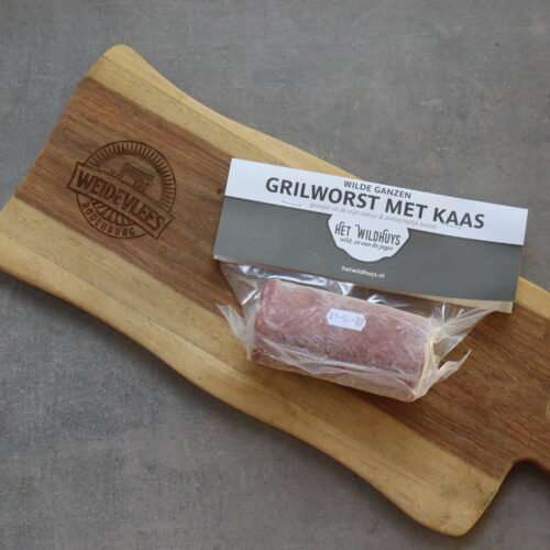 Ganzen Grillworst met kaas