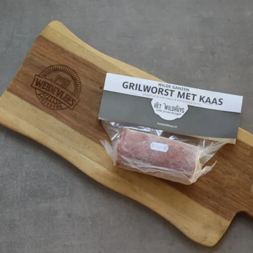 Ganzen Grillworst met kaas